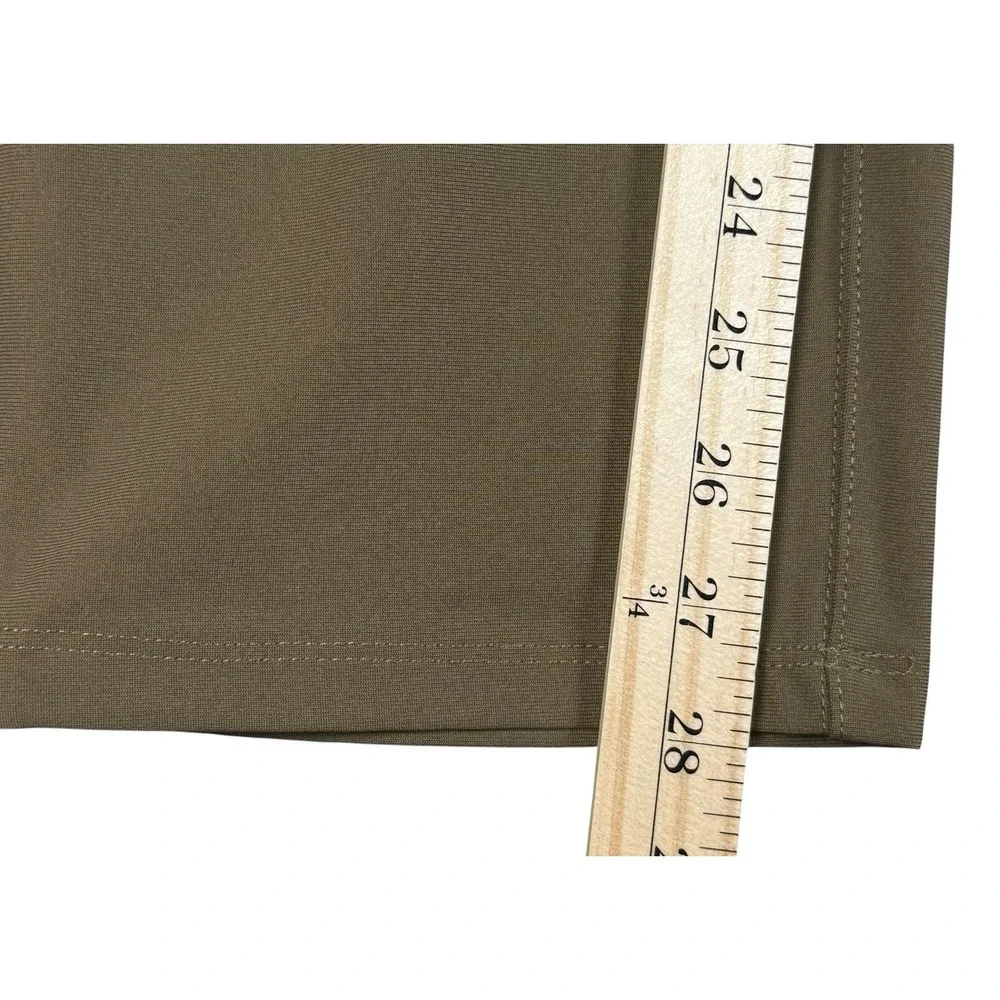 LULULEMON 34x28 Pants Mens Olive Brown ABC Stretch Tech Chino Pants LM5AEVS